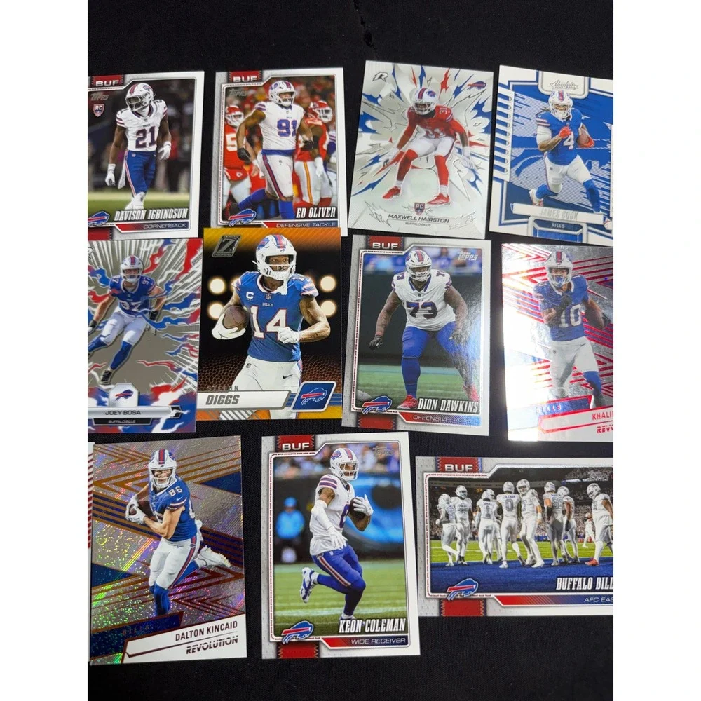 Panini Topps Buffalo Bills Card Lot Josh Allen Diggs Kincaid Rookie Excellent